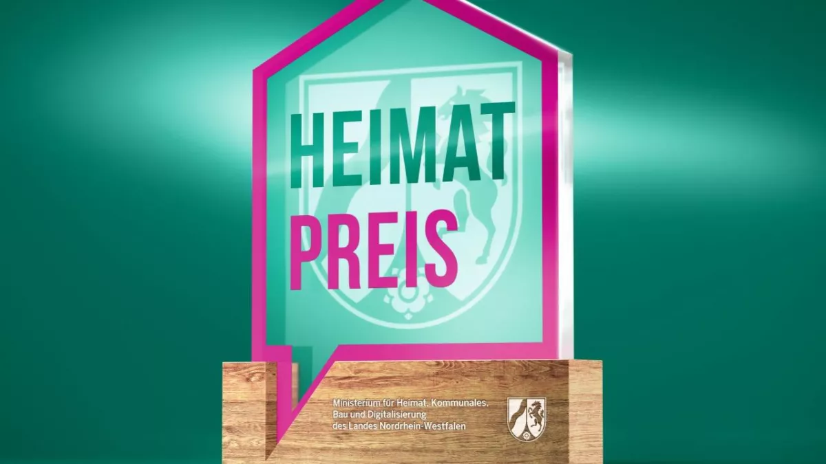 Pokal für den Heimat-Preis