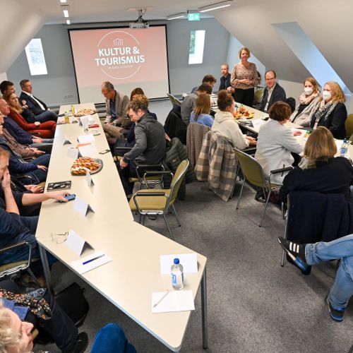 Netzwerktreffen 2022, Villa Hecking Neuenkirchen (Copyright: Gemeinde Neuenkirchen)