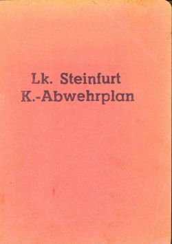 Katastrophenabwehrplan Landkreis Steinfurt