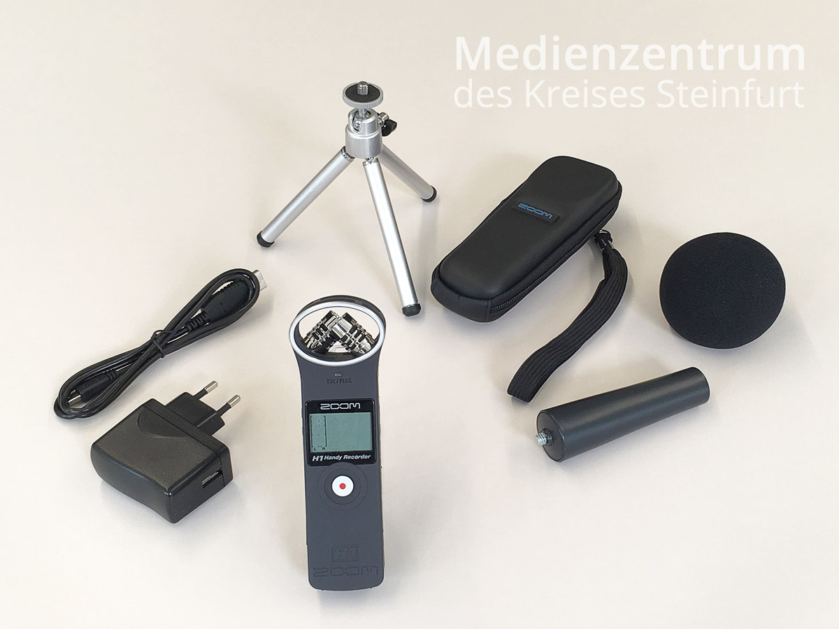 Der Audio Recorder mit Reportageset