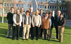 Gruppenfoto der Archivarinnen und Archivare