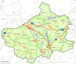 Bezirke der Kreisstraßenmeistereien