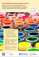 Plakat Bürgerpreis Demografie 2016