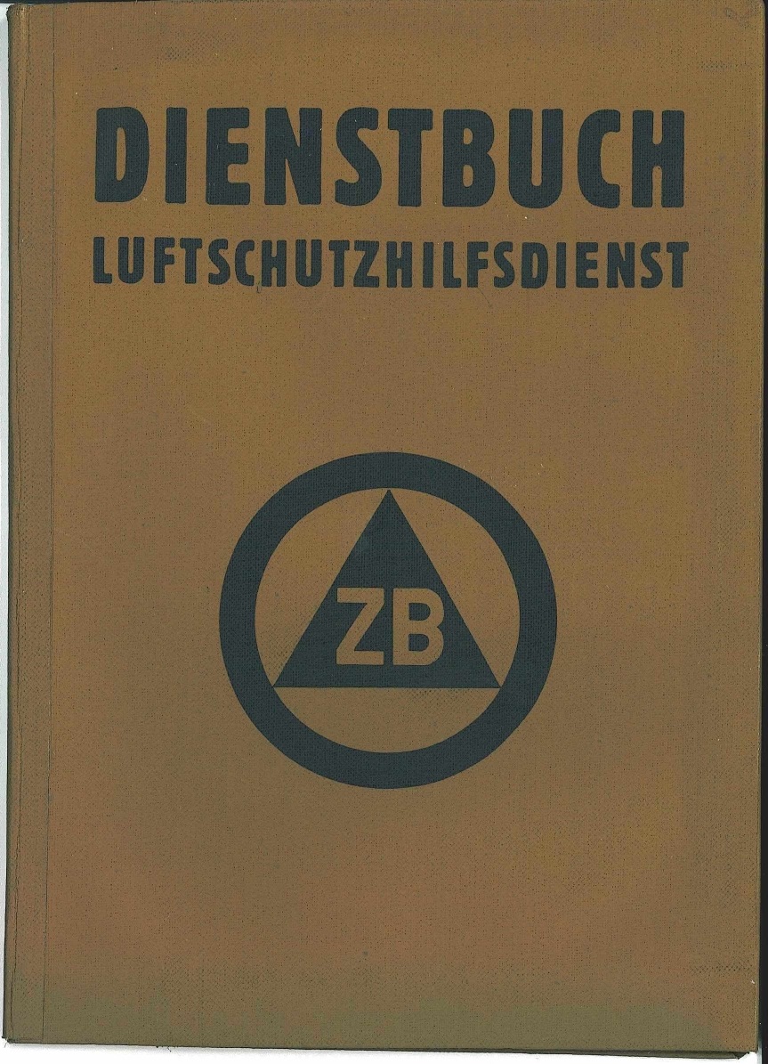 Buch für den Luftschutzdienst Rheine